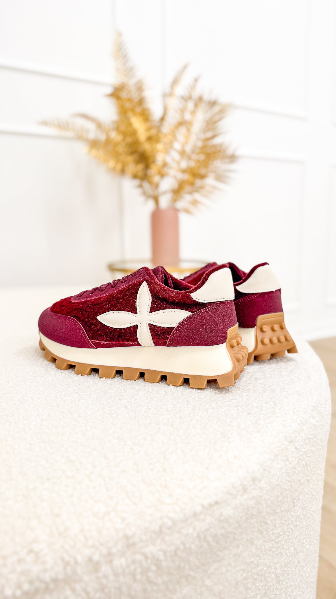 Sneaker “Tasha Bordeaux”