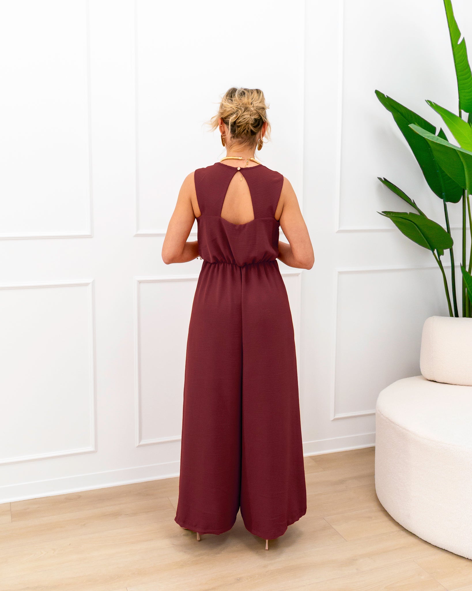 Jumpsuit “Rossella Bordeaux”