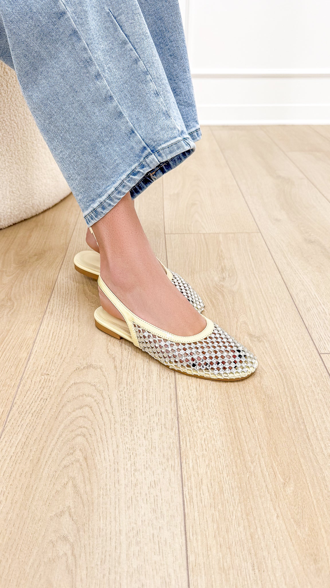 Slingback "Alessandra Gialla"