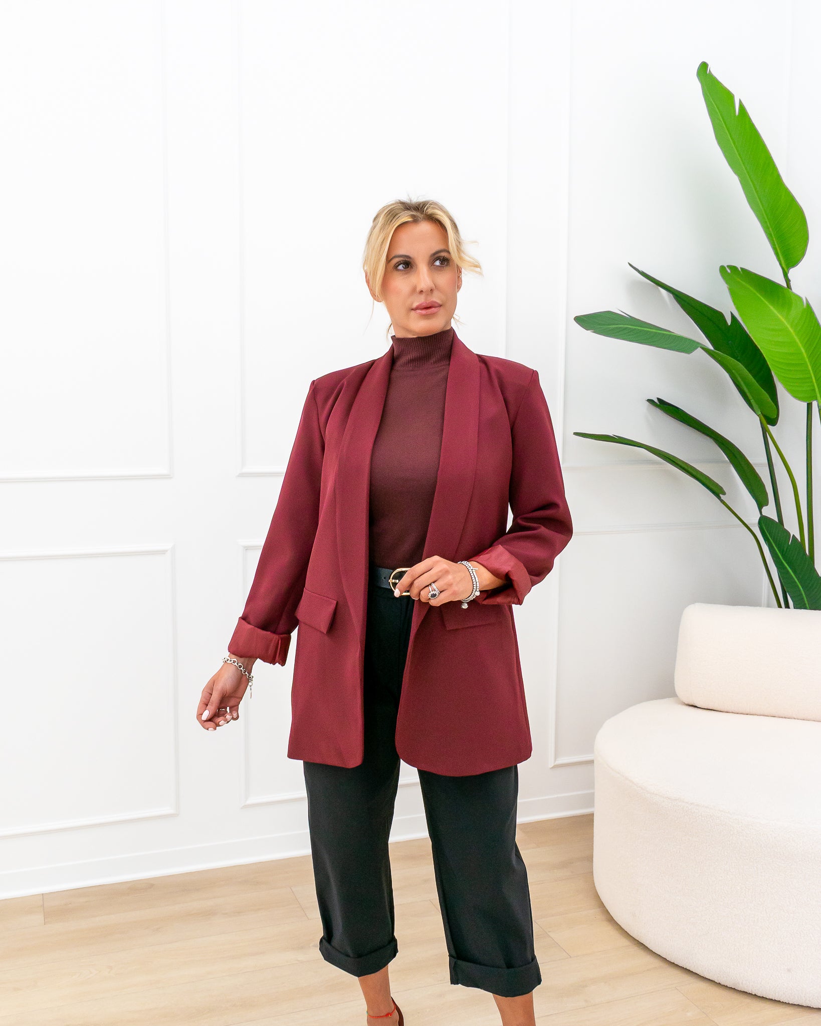 Blazer “Isabella Bordeaux”