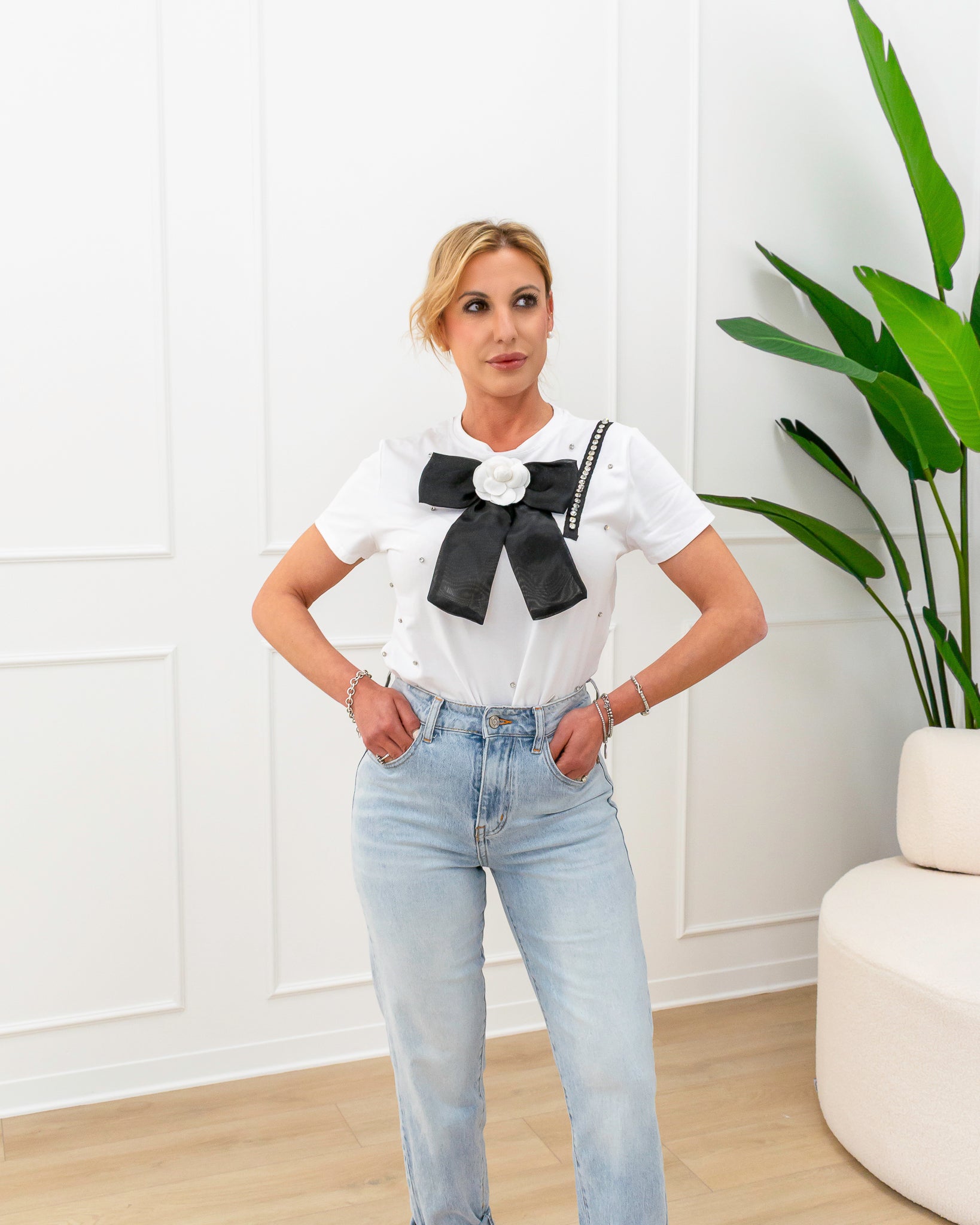 T-shirt “Fiocco Bianca”