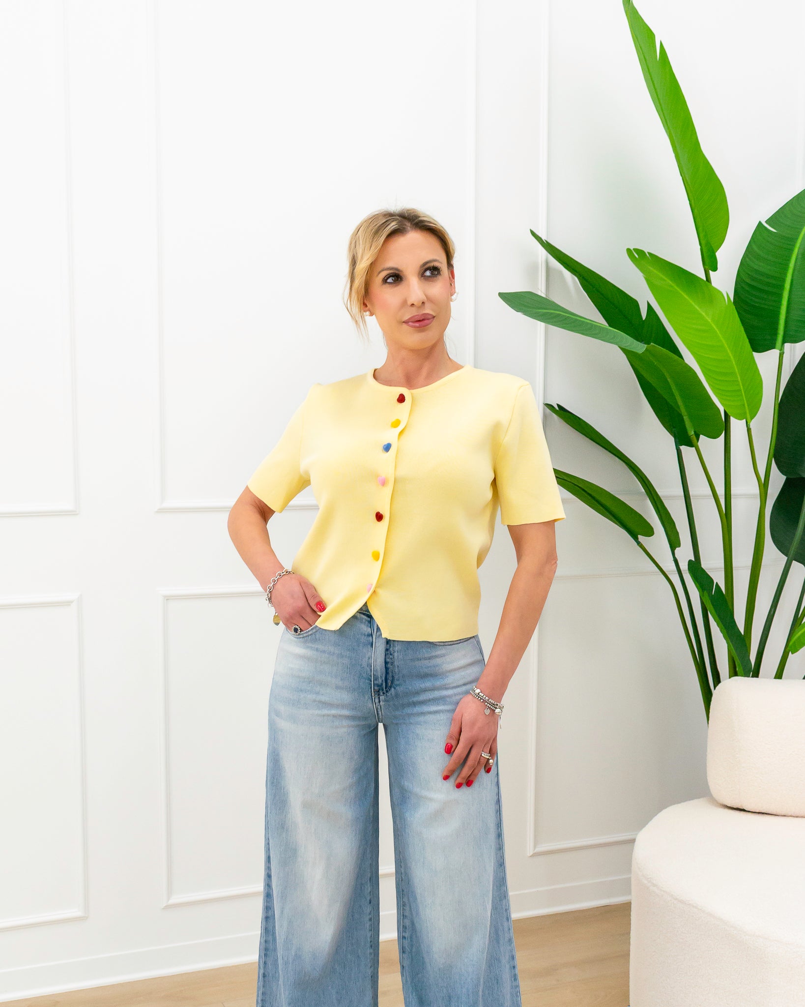 Cardigan “Angela Giallo”
