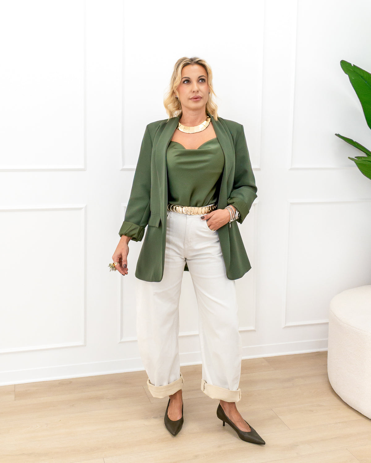 Blazer “Gaia Verde”
