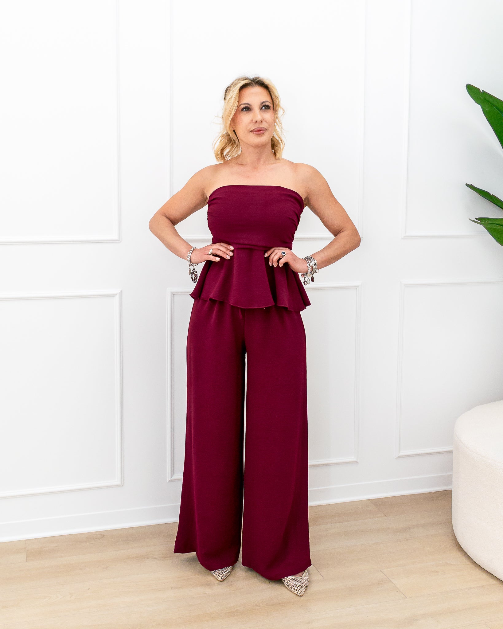 Completo “Matilde Bordeaux”