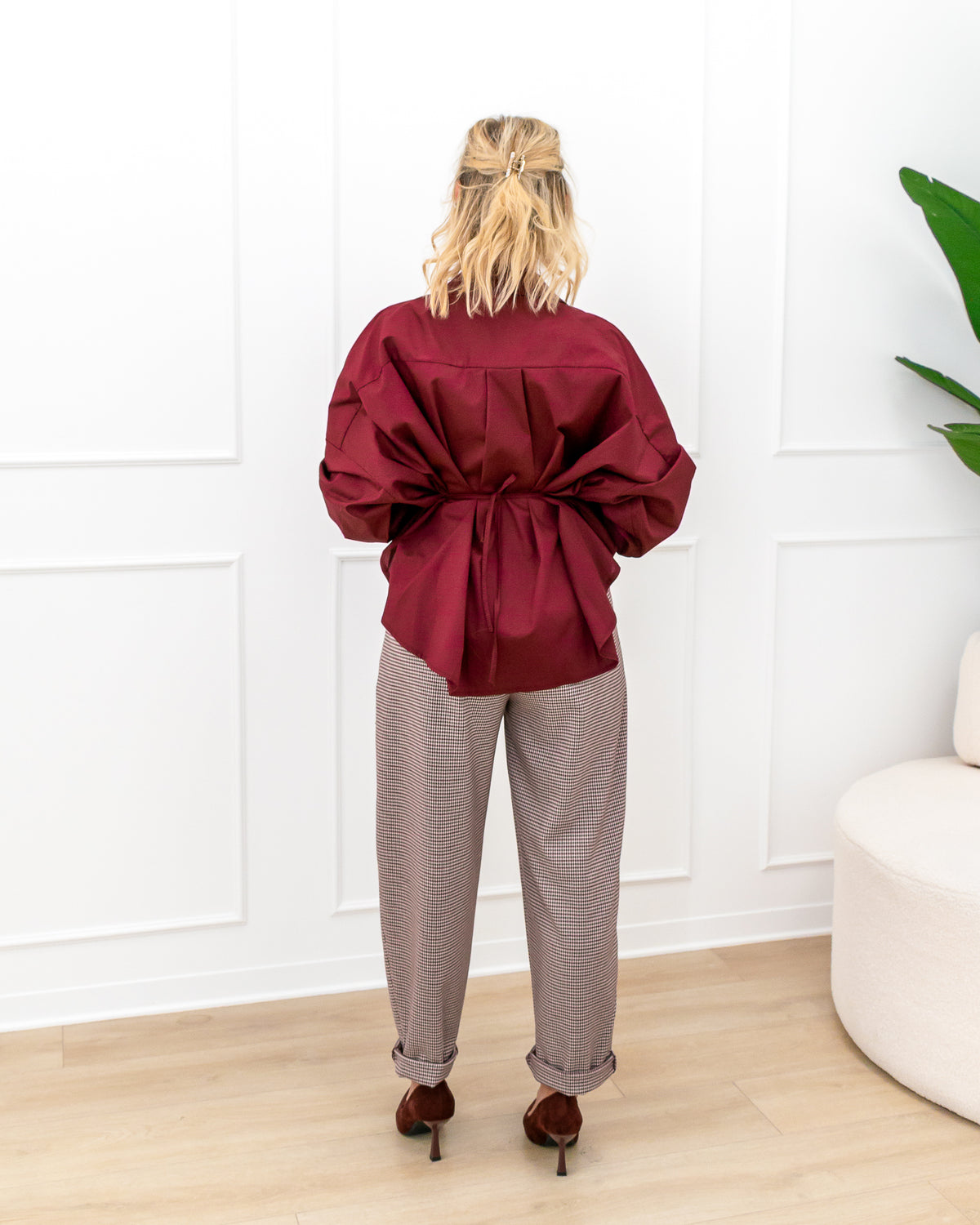 Camicia "Camilla Bordeaux"