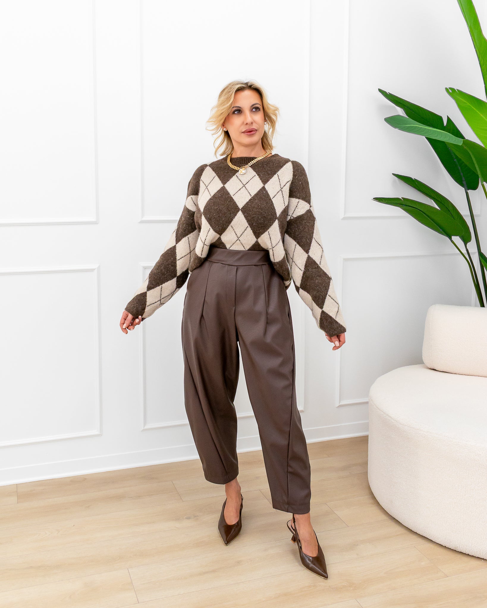 Pantalone “Flavia Cioccolato”