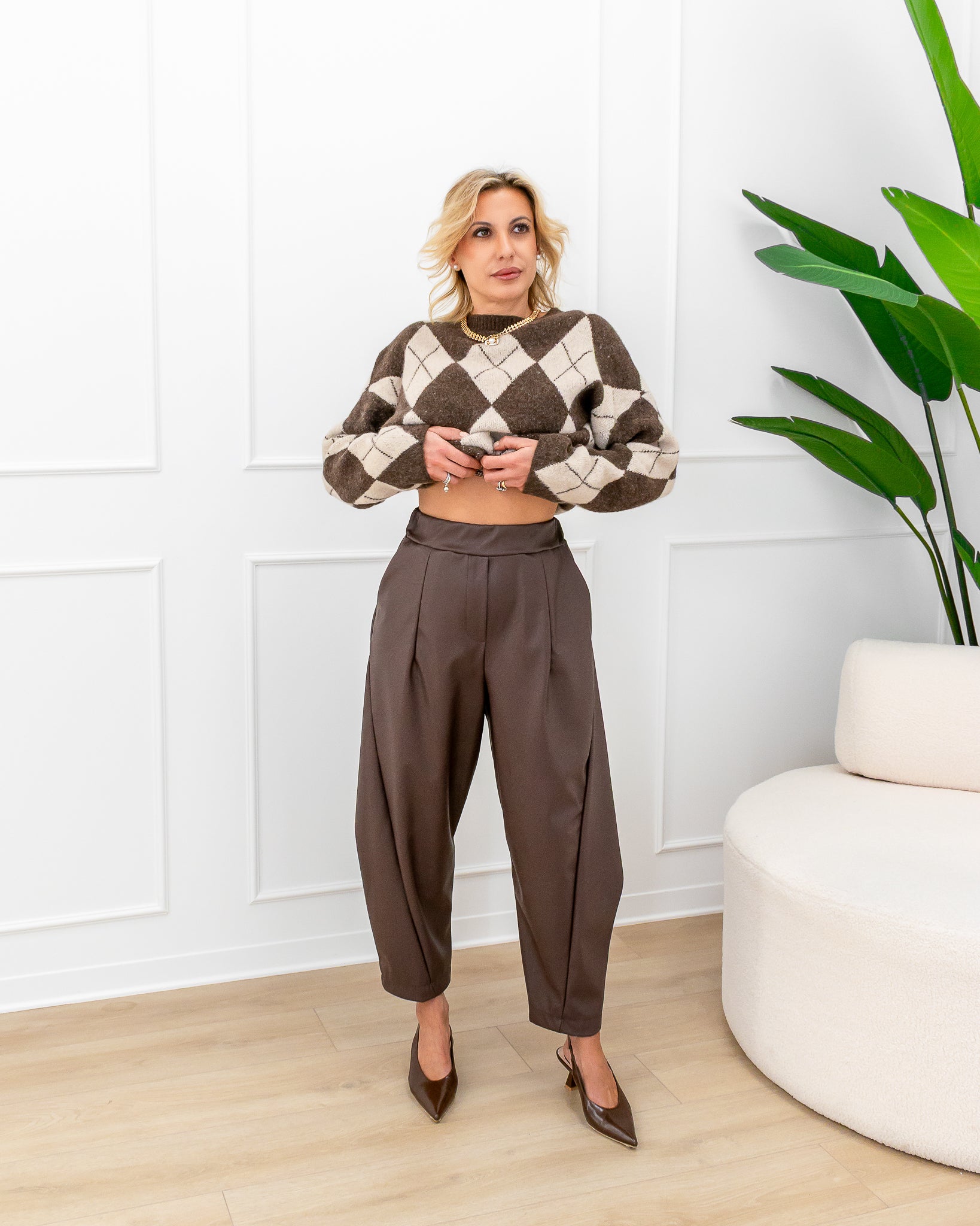 Pantalone “Flavia Cioccolato”