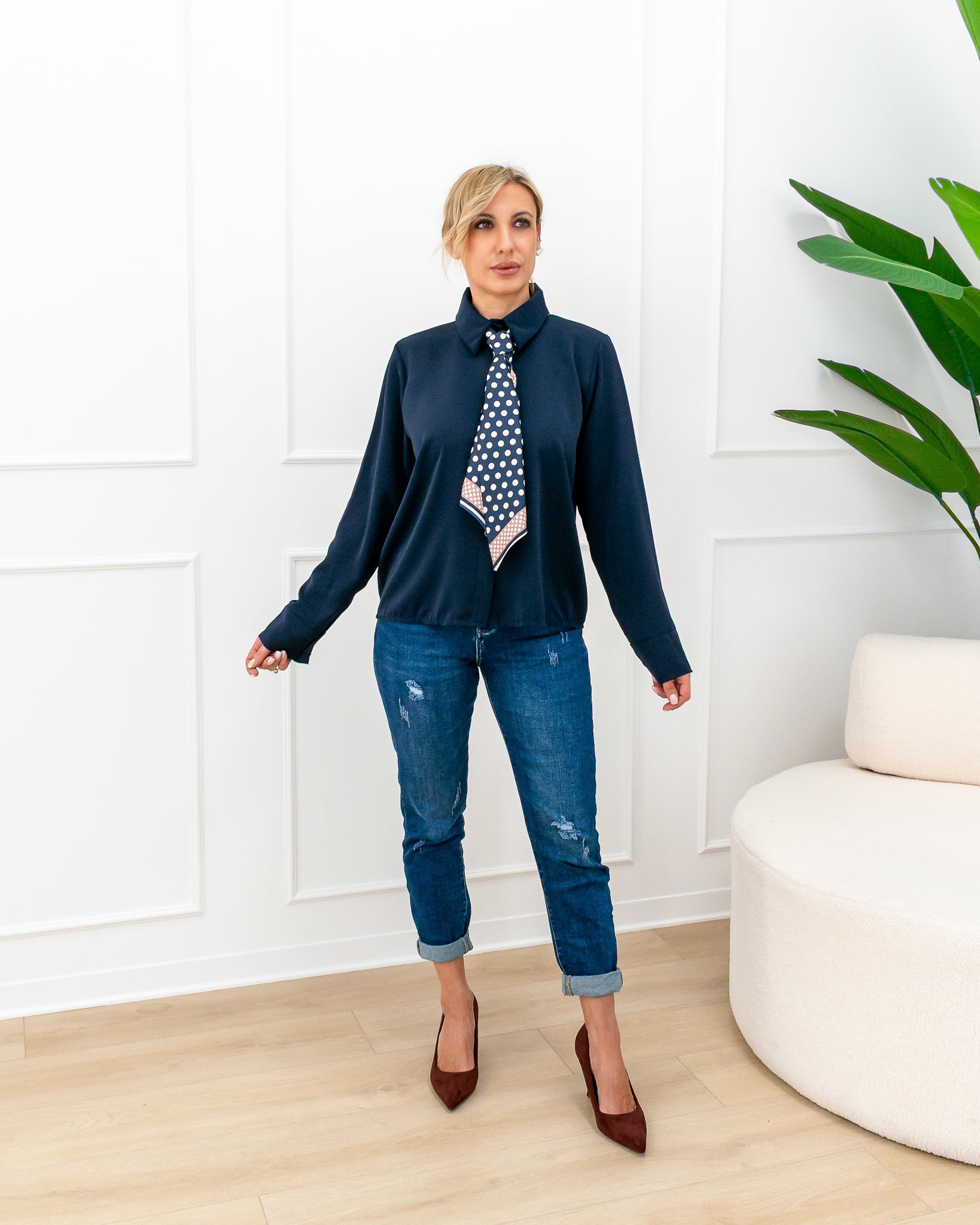 Camicia “Serena Blu”