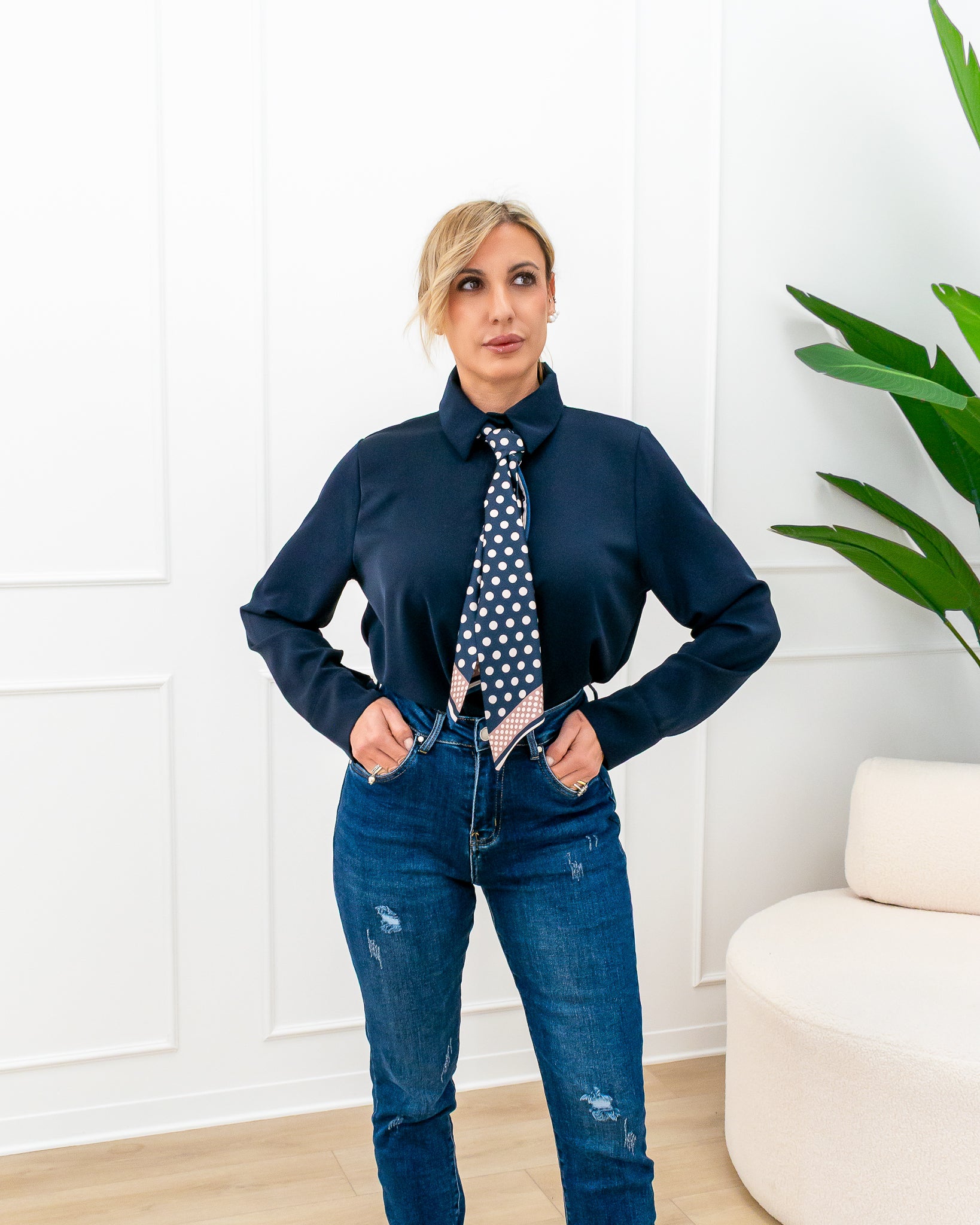 Camicia “Serena Blu”