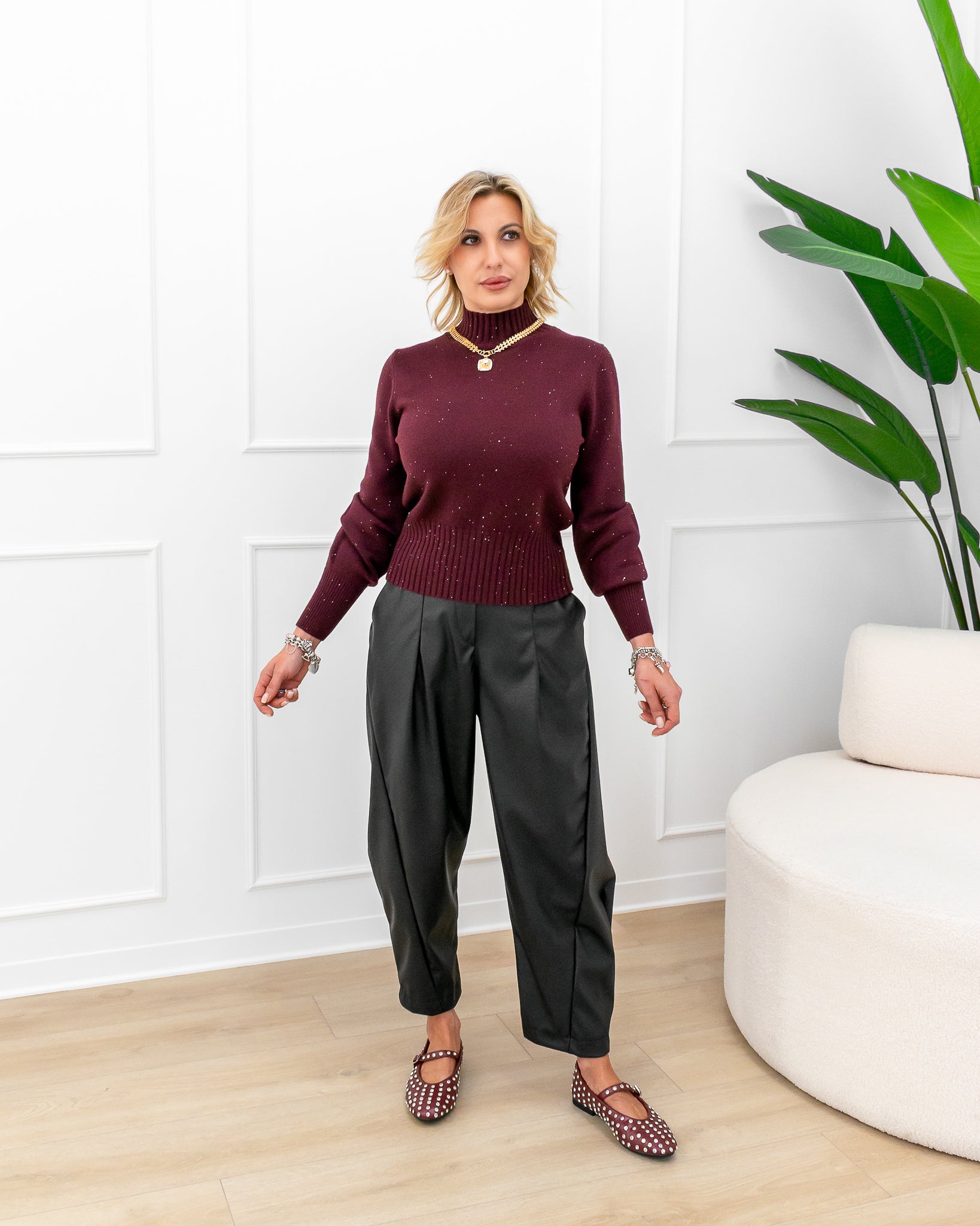 Maglia “Melania Bordeaux”