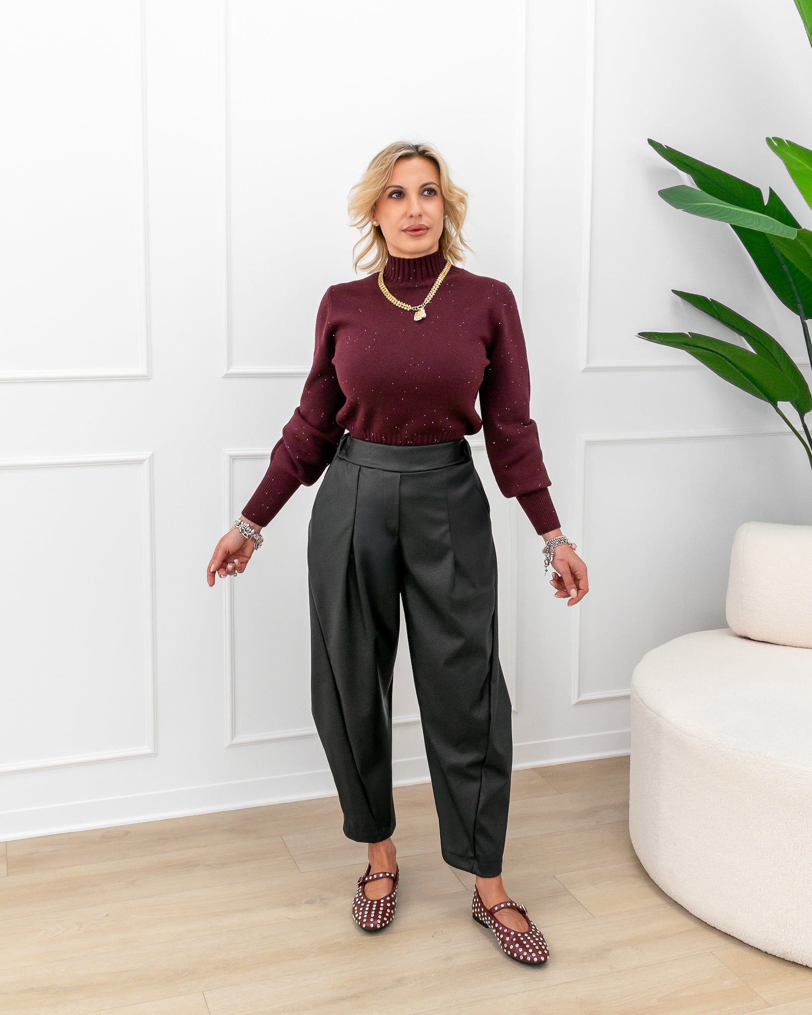 Pantalone “Flavia Nero”