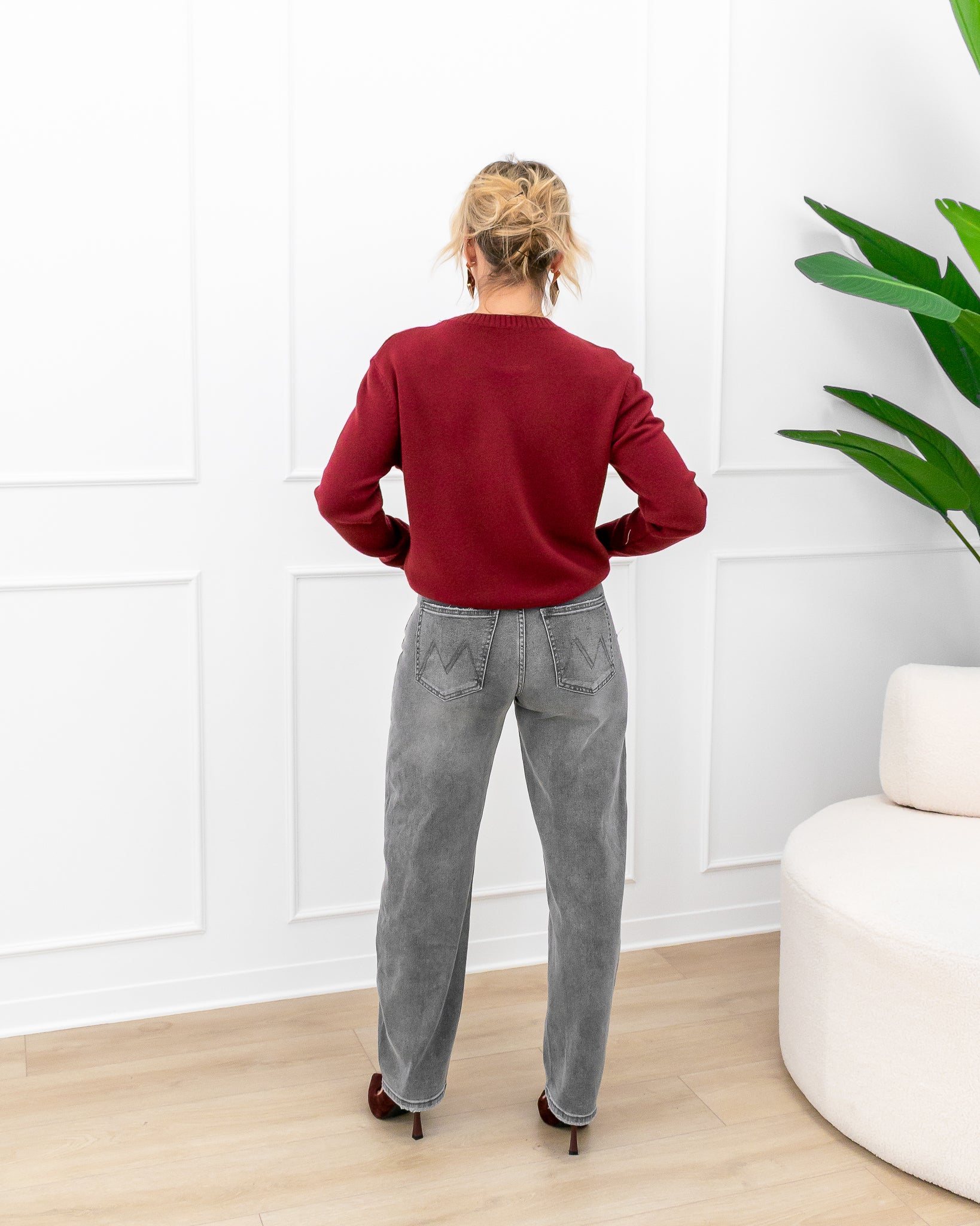 Maglia “Vania Bordeaux”￼