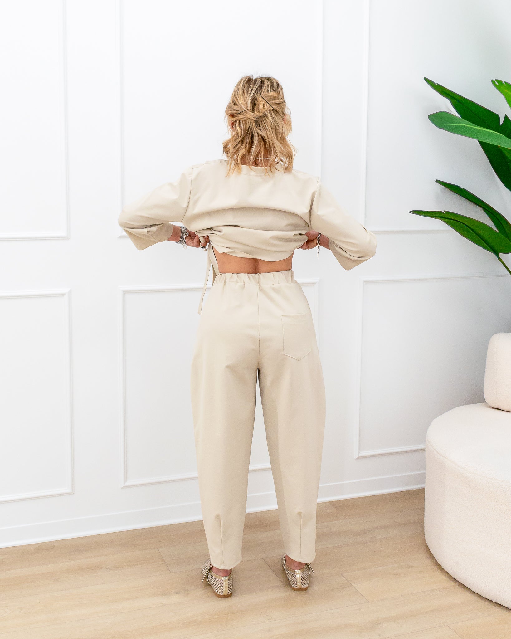 Completo “Teresa Beige”