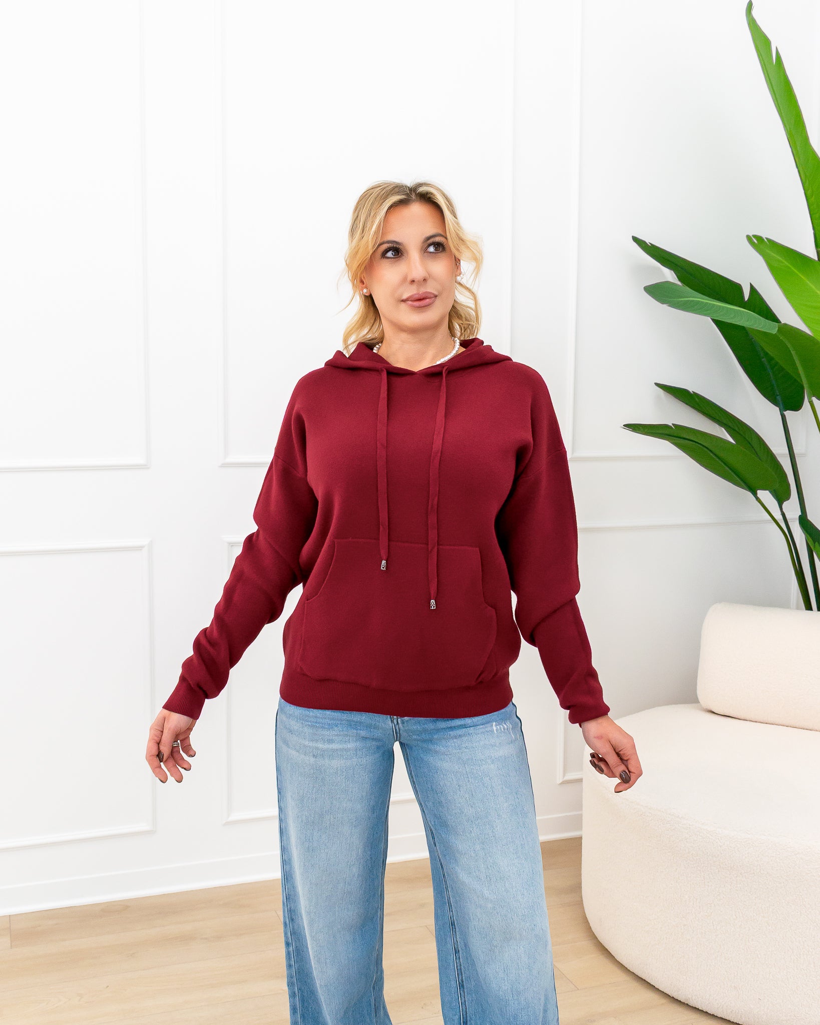 Felpa “Aria Bordeaux”