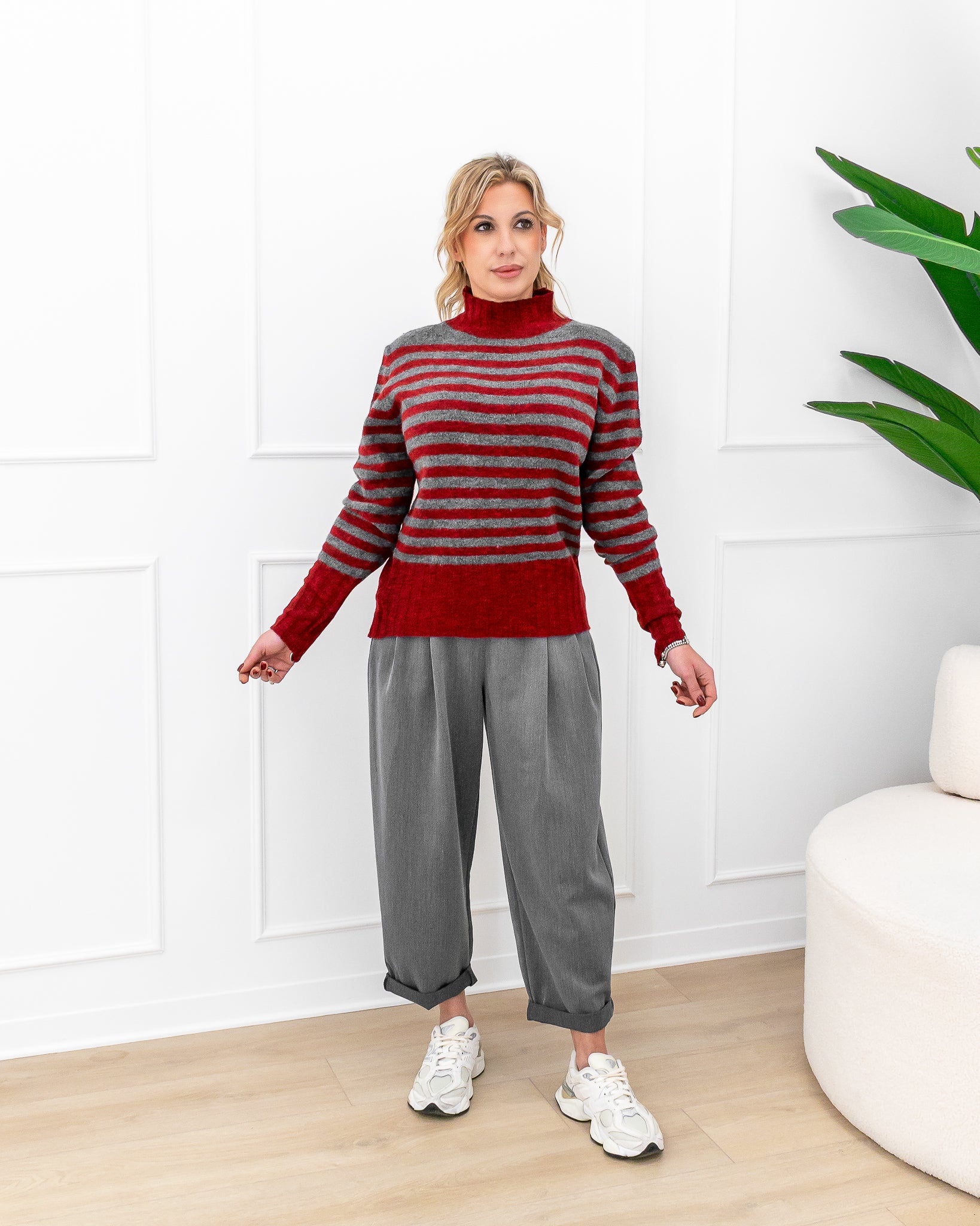 Pantalone “Noelia Grigio”