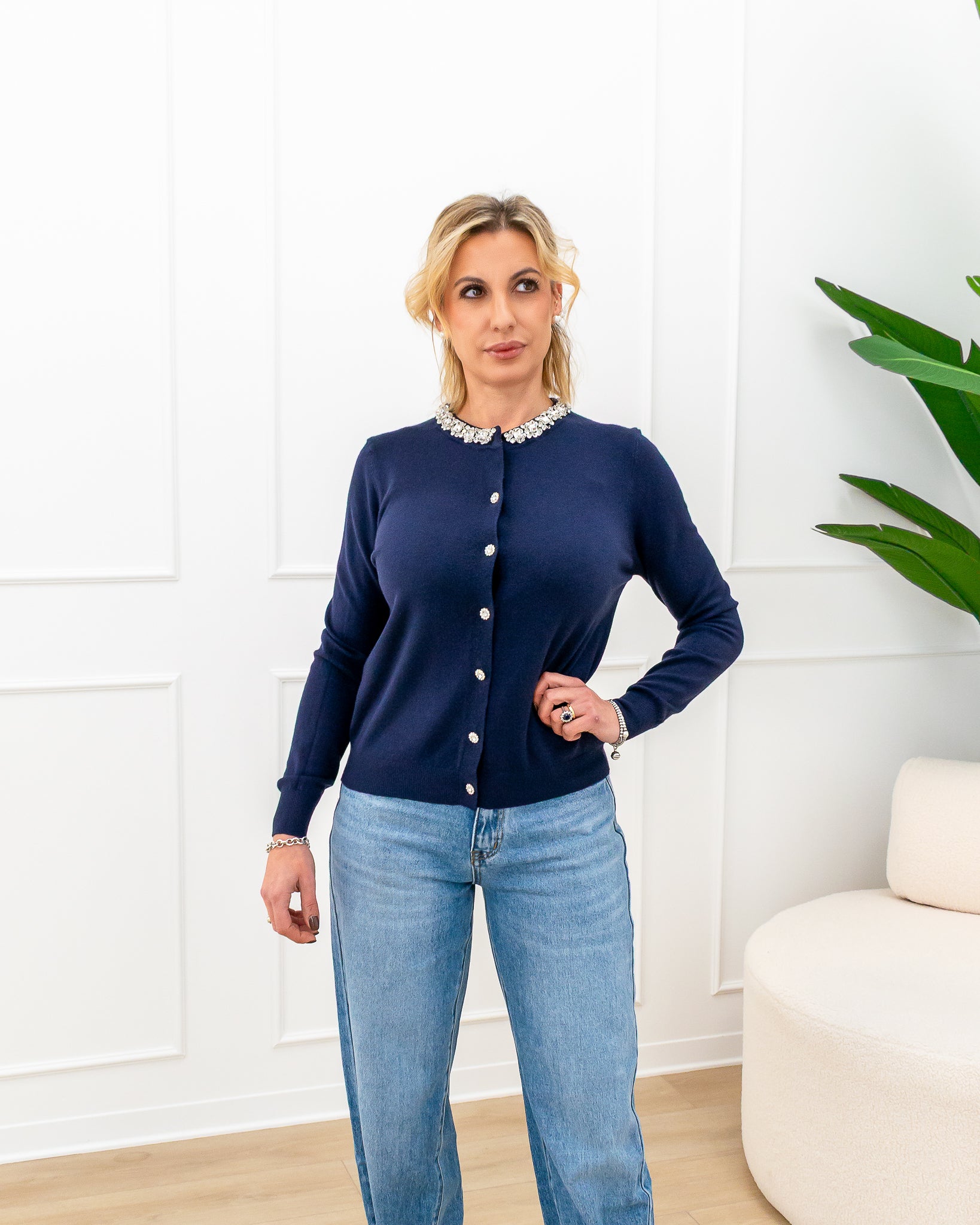 Cardigan “Mirna Blu”