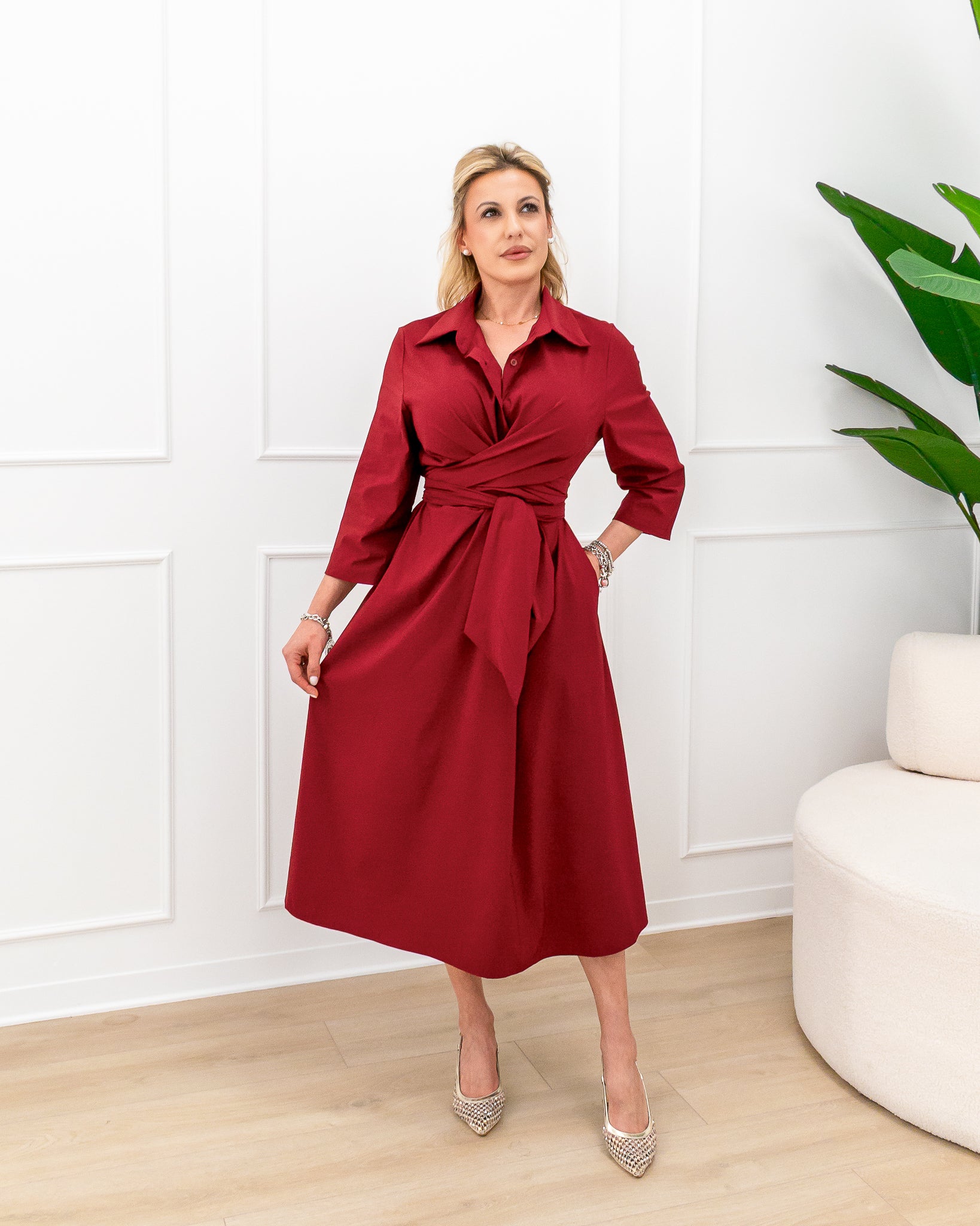 Abito “Olivia Rosso”