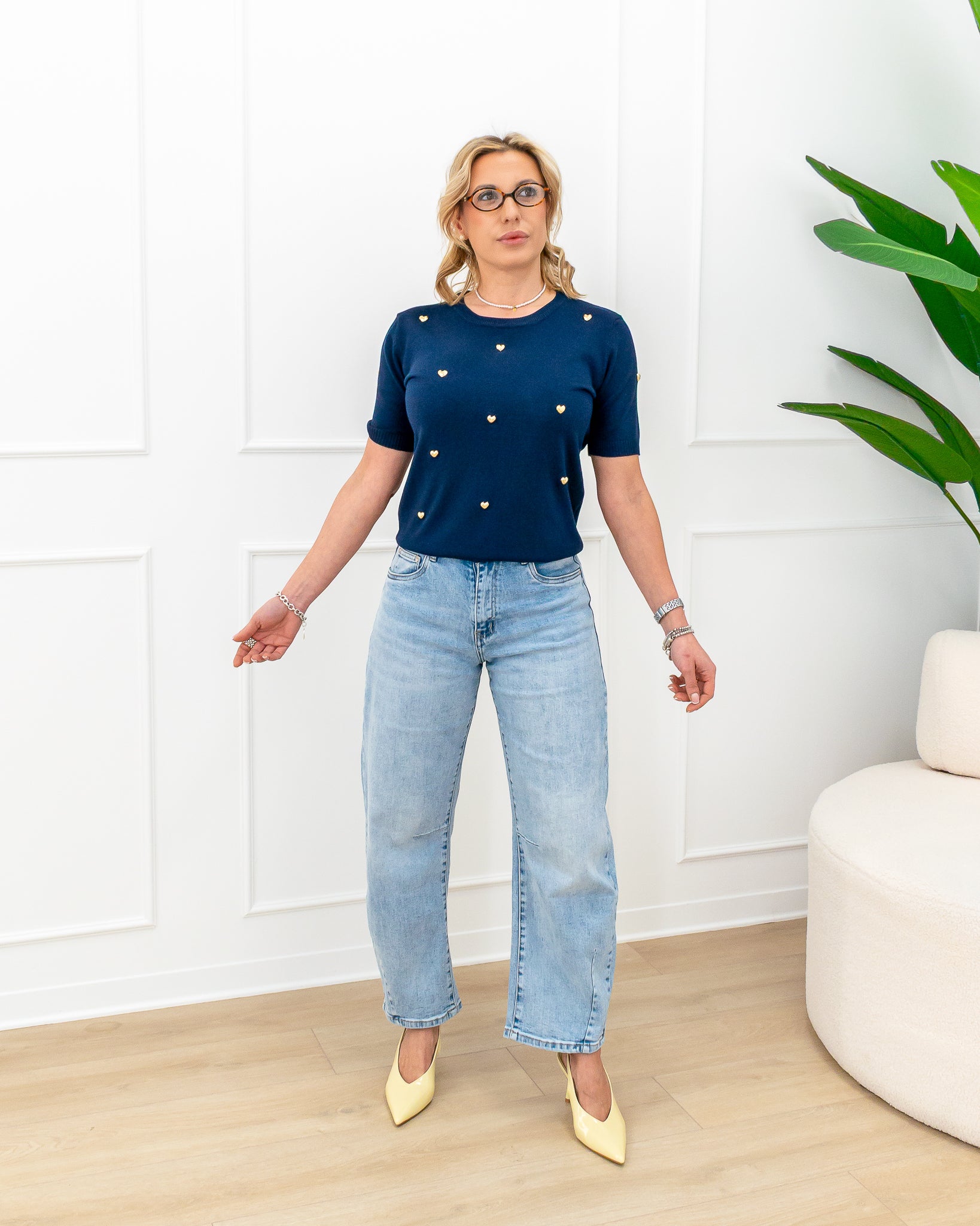 Maglia “Cuoricini Blu”