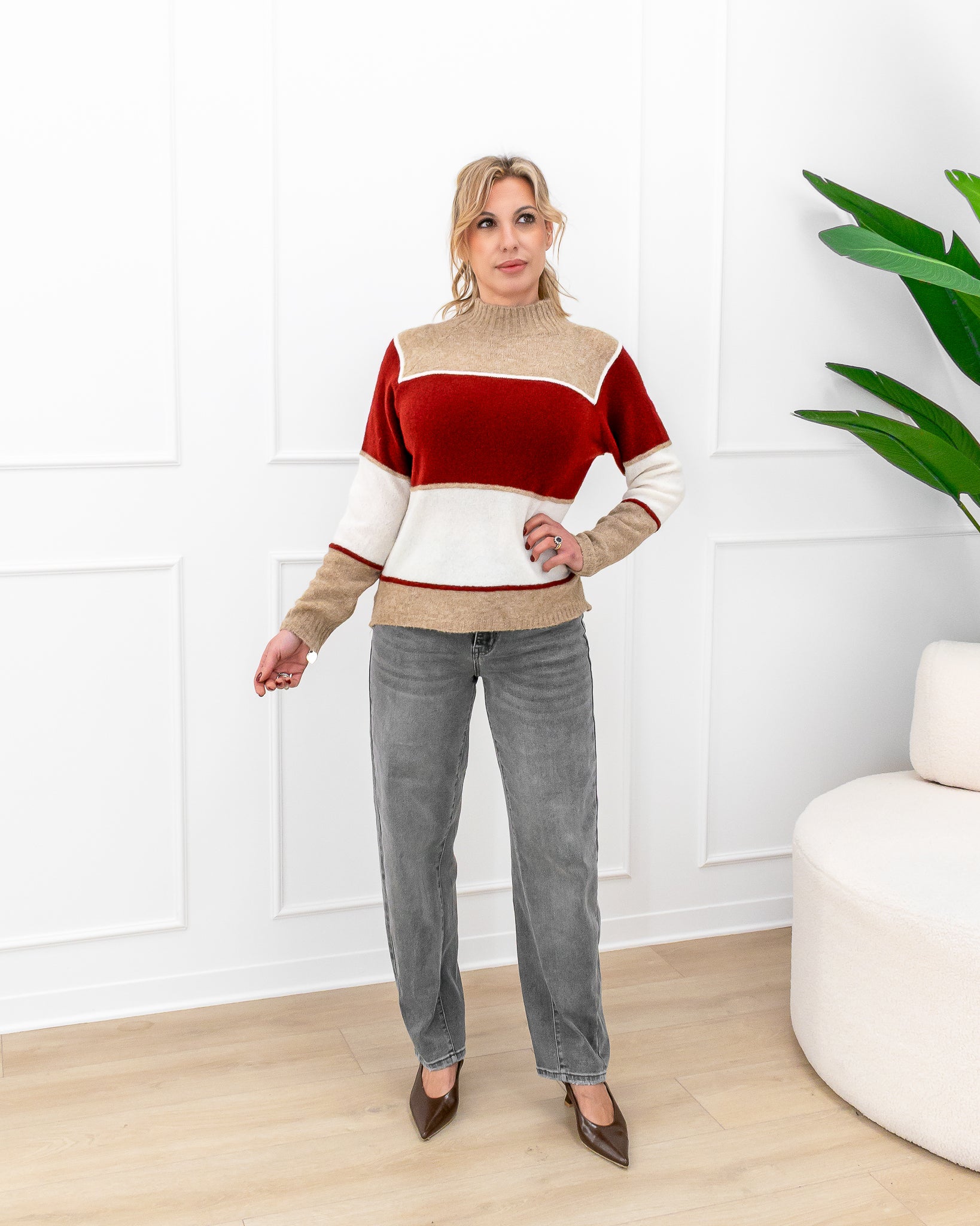 Maglia “Kate Bordeaux”