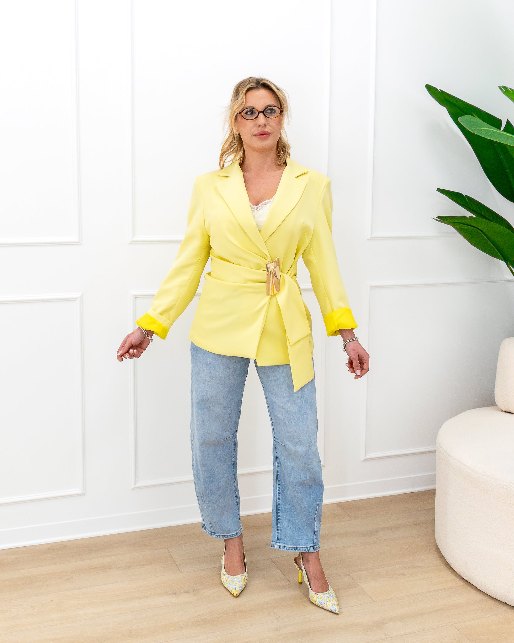 Blazer “Natalia Giallo”
