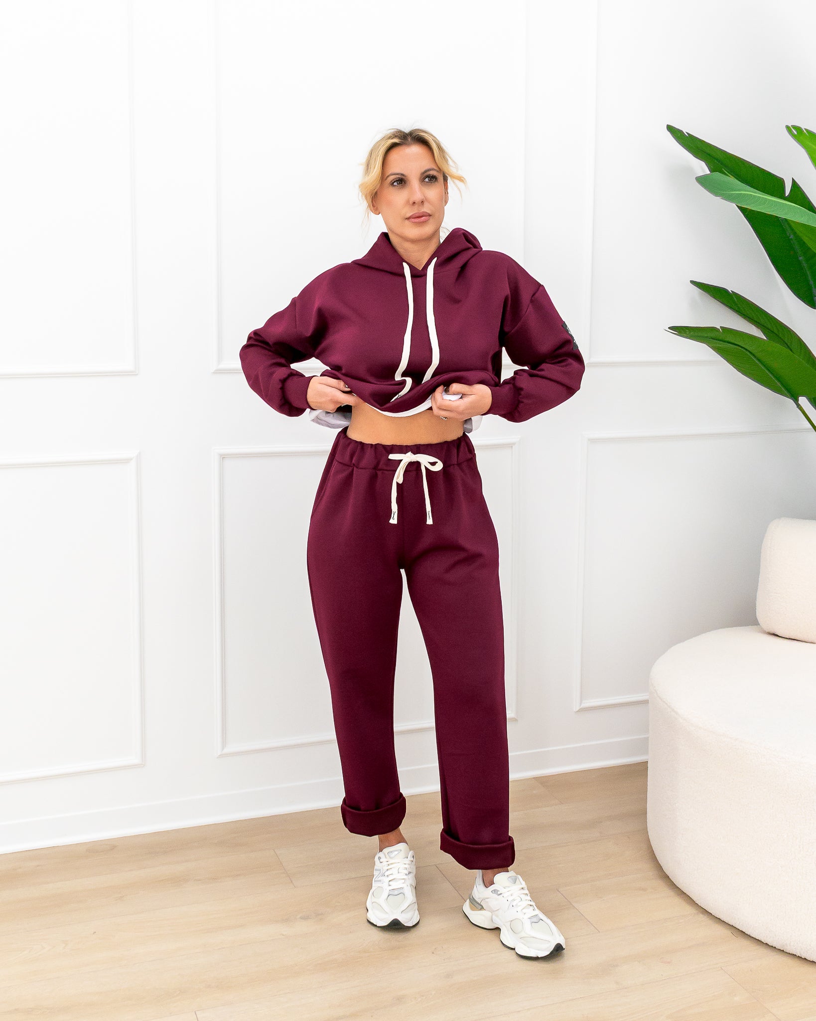 Completo “Arianna Bordeaux”