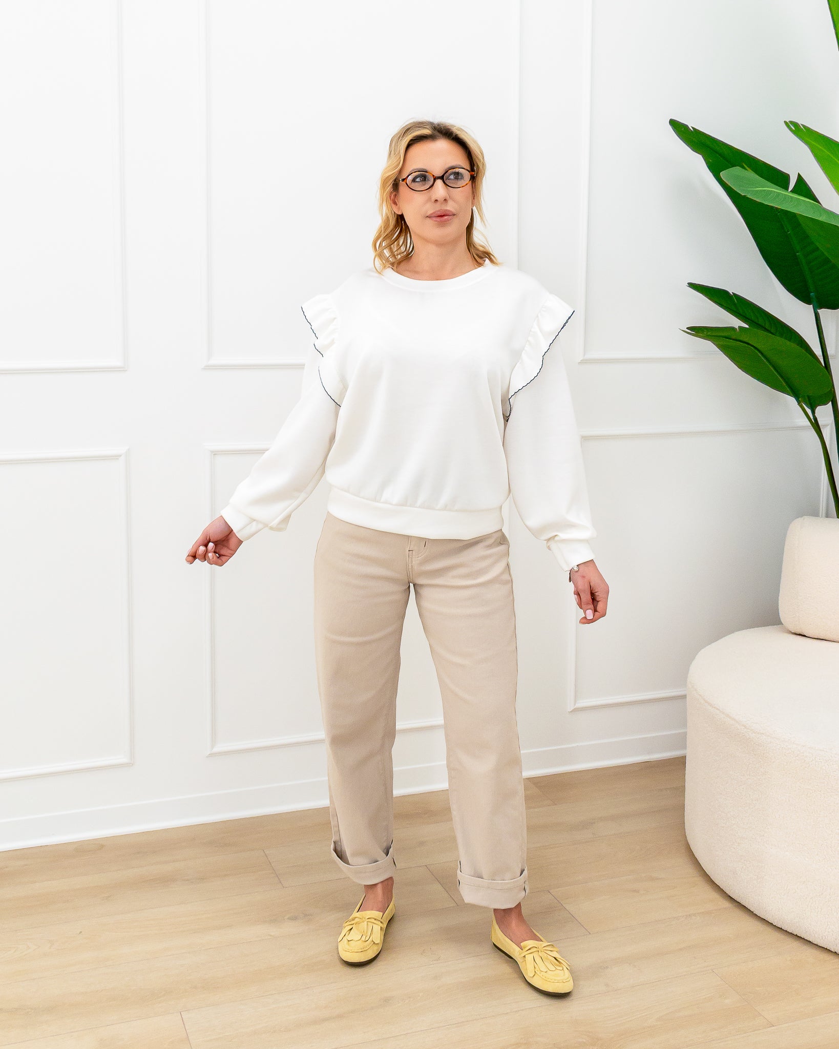 Maglia “Ambra Bianca”