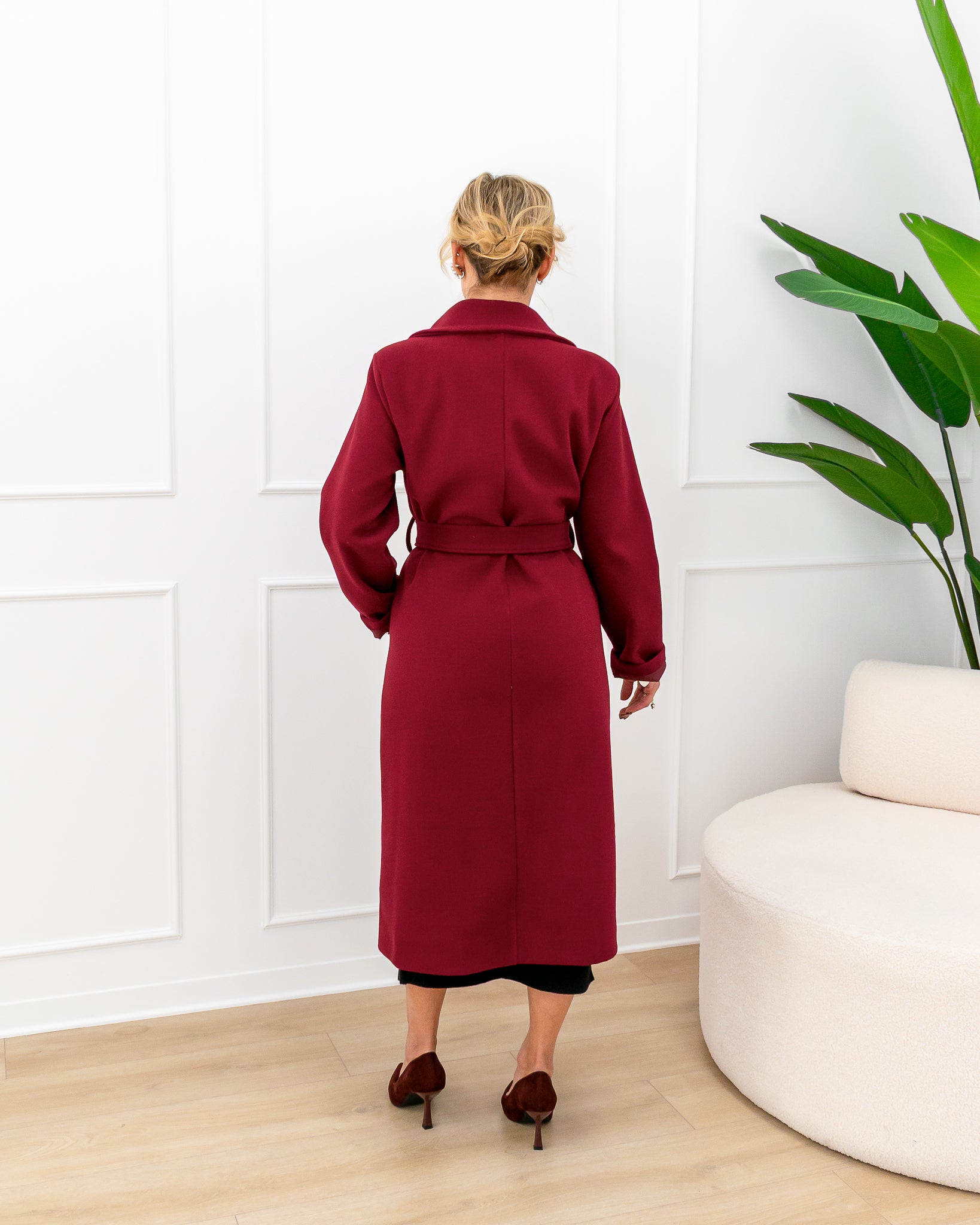 Cappotto “Marzia Bordeaux”