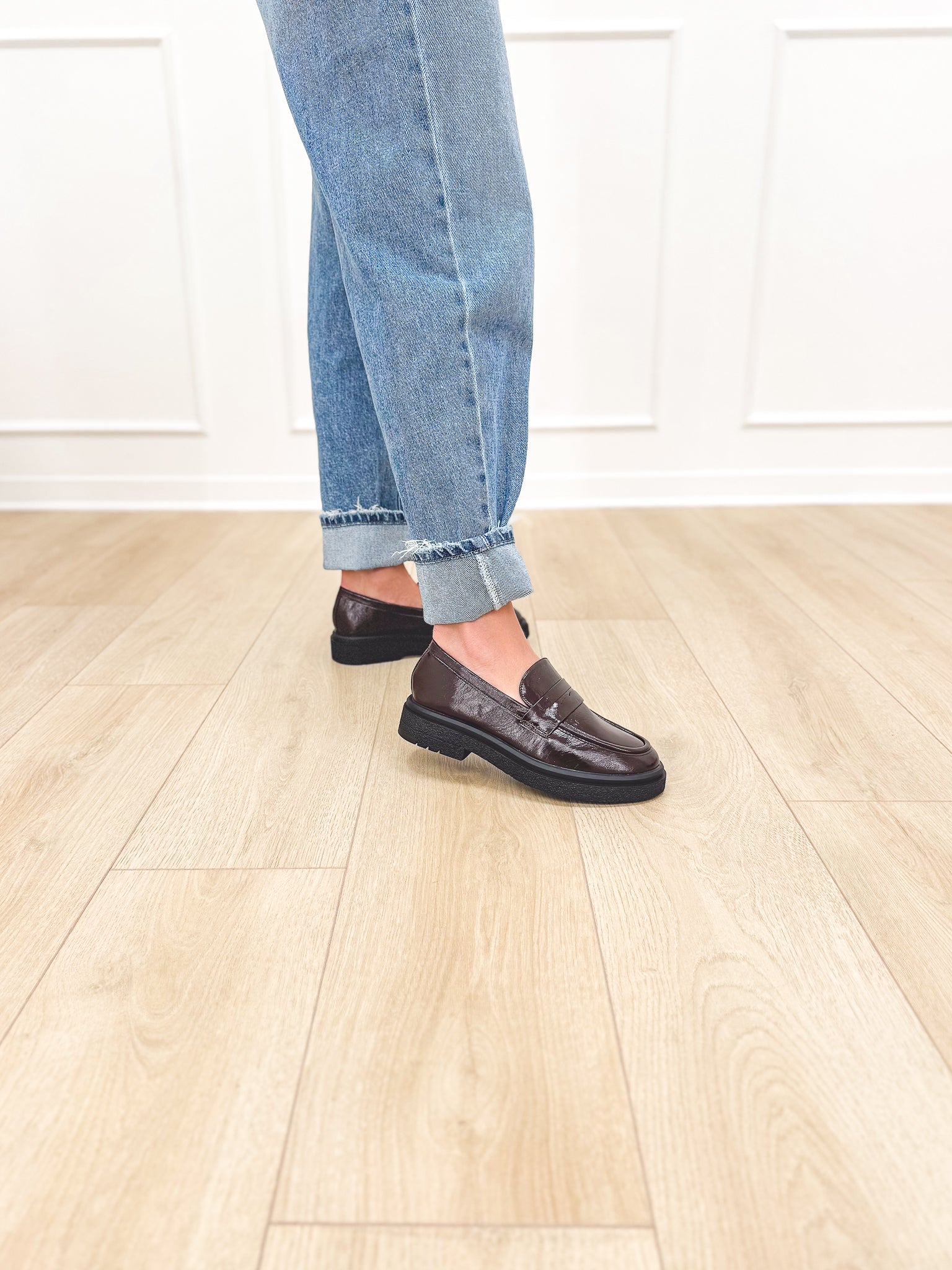 Mocassino “Gisella Cioccolato”