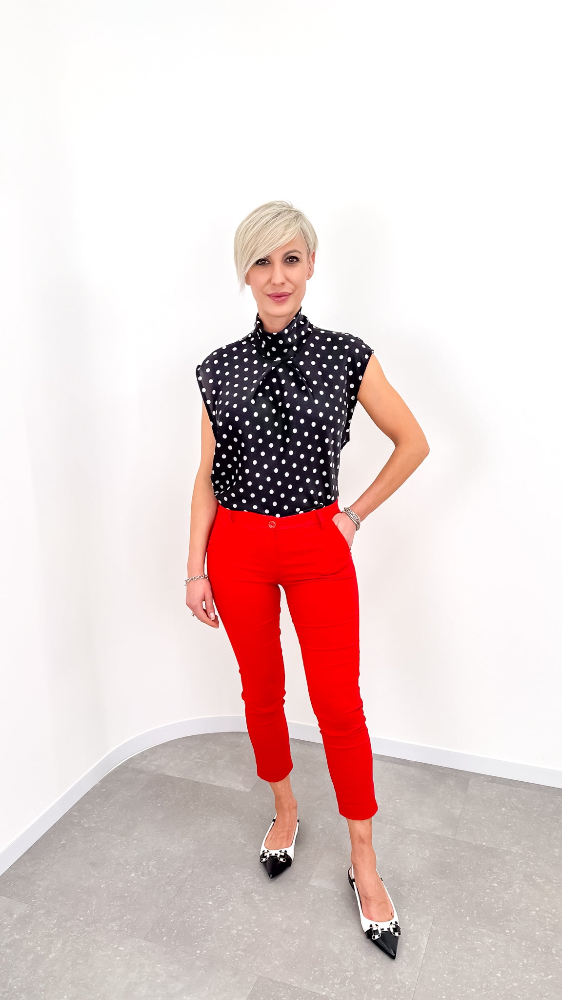 Pantalone "Tiziana Rosso"