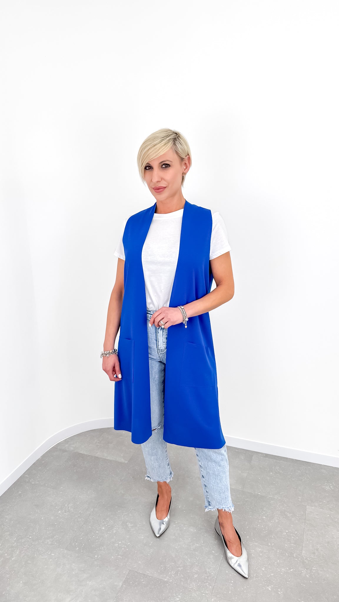 Coordinato "Elisabetta Blu Elettrico"