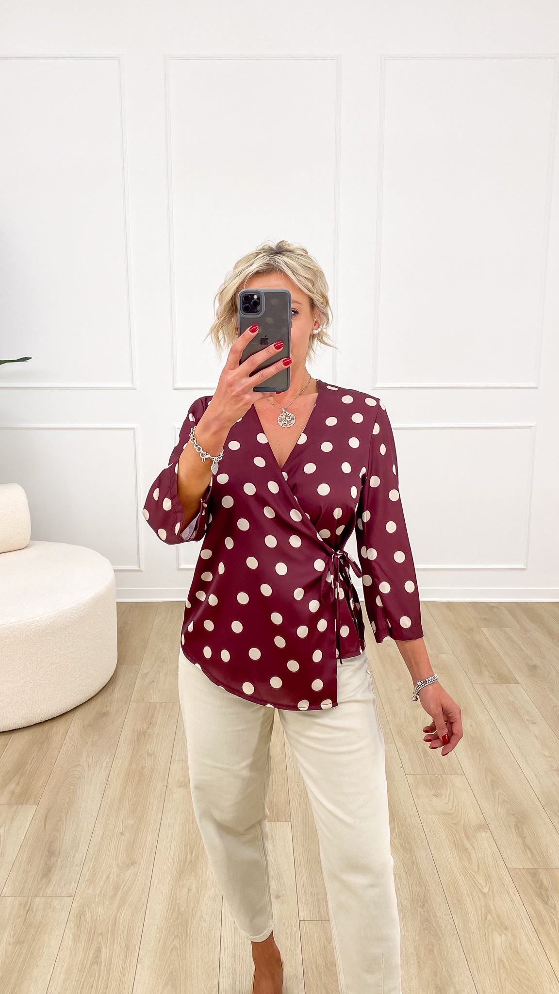 Camicia "Tilde Bordeaux"