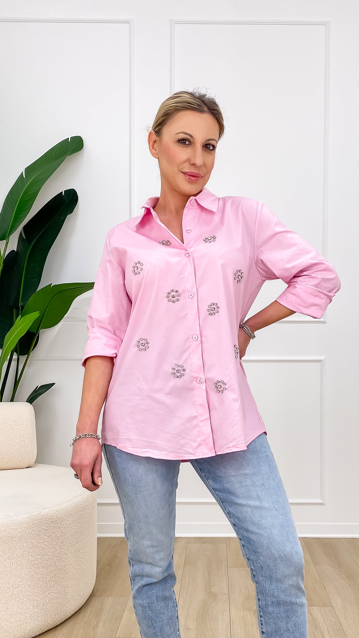 Camicia "Alice Rosa"