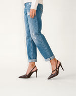 Slingback “Viola Cioccolata”