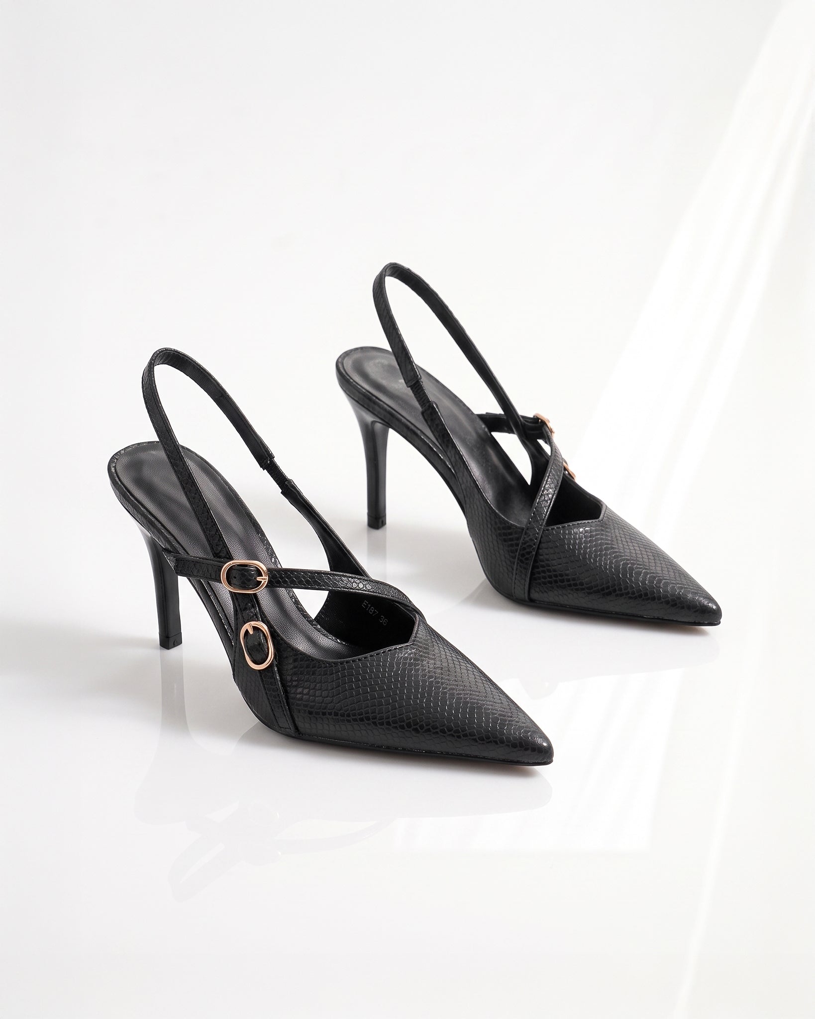 Slingback “Viola Nera”