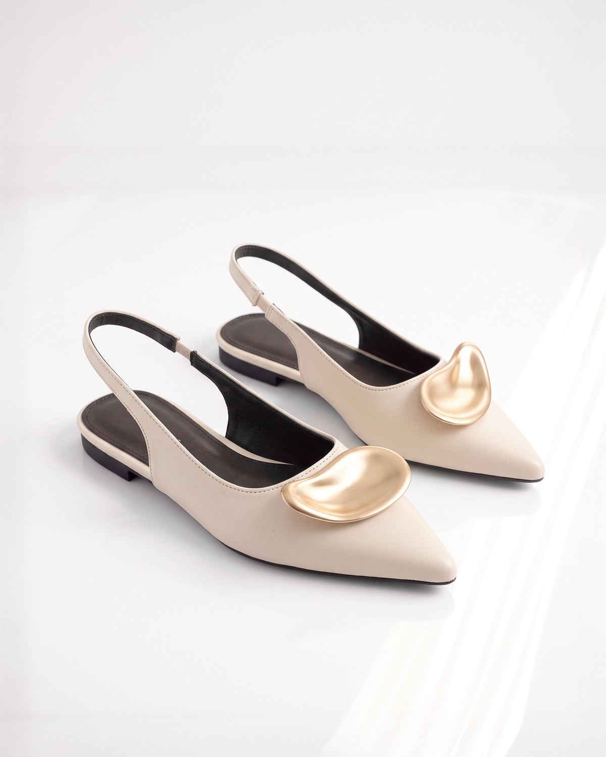Slingback "Elsa Crema"